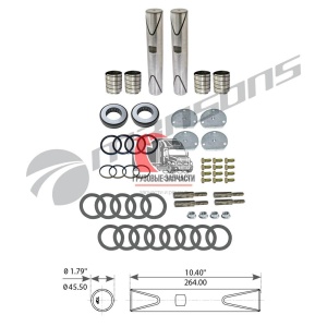 Комплект шкворней Pin OD=45.57 mm (FF-961), 780.397