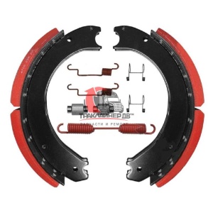 Колодка тормозная с накладкой задняя тягача + р/к пружин (1 колесо), 148.4726E.23