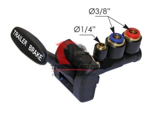 Кран воздушный ручного тормоза прицепа (парашют)®, GTD 26503 1 Кран воздушный ручного тормоза прицепа (парашют)®, GTD 26503 1