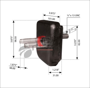 Подушка радиатора (1Q) FTL, 360.047 Подушка радиатора (1Q) FTL, 360.047