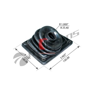 Кожух/пыльник рычага КПП 150mmх130mm INTER 9700/9800/9900, 580.267