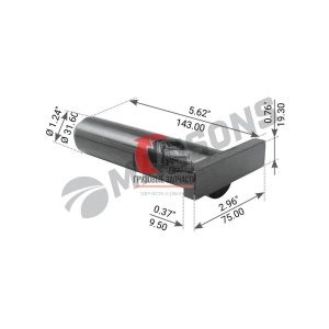 Палец седла FONTAINE No-Slack 6000/7000/7000CC, MANSONS KP106M