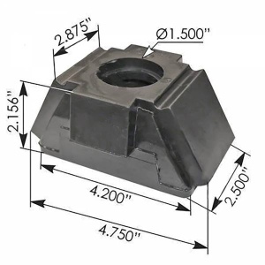 Сайлентблок кабины перед, верх (2Q) KW T800, M596651