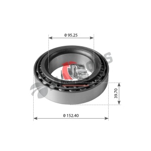 Подшипник ступицы задней тягача, внутренний в сборе (594+592), 900.448 Подшипник ступицы задней тягача, внутренний в сборе (594+592), 900.448
