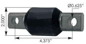 Сайлентблок тяги поперечной (рама-мост) (4Q) PB/KW AG380/FTL/INTER®, HDR 47691 000L Сайлентблок тяги поперечной (рама-мост) (4Q) PB/KW AG380/FTL/INTER®, HDR 47691 000L