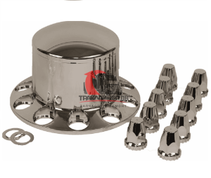Колпак ступицы задний пластик со съемной крышкой 10x33mm (хром) FTL, S-22677