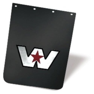 Брызговик полиуретановый с логотипом чёрный 610mm x 762mm, PYJ 30X3RUB 2 Брызговик полиуретановый с логотипом чёрный 610mm x 762mm, PYJ 30X3RUB 2