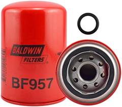 FF105 Фильтр топливный (короткий без слива) CUMMINS 20мк/1-14/OD=93.7mm BALDWIN Оригинал® BF957
