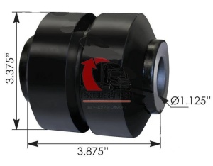 Сайлентблок балансира п/прицепа 1 дыр., 460.005 Сайлентблок балансира п/прицепа 1 дыр., 460.005