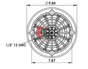 Пневморессора задней подвески тягача PB (Air Leaf под Z-образную рессору), 44 9026-CPL