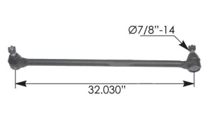 Тяга продольная рулевая L=820mm FLD, 463.DS1275