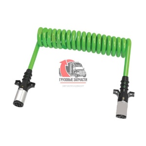 Кабель силовой электрический витой L=4,5m/7-Way Poly w/Spring/на полуприцеп USA, 179.3017.15