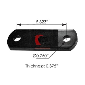 Серьга рессоры передней/задняя/L=160.5mm/W=48.26mm FLC, БА-680 322 03 20