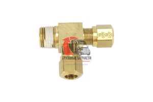Фитинг-тройник соединительный 1/4" (6.4mm) Tubing, 3/8" (9.5mm) Pipe Thread Оригин®, PH  VS271NTA6 4