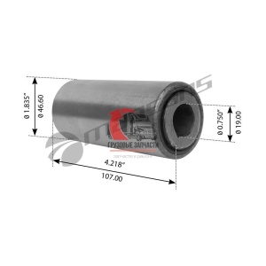Сайлентблок рессоры передней тягача перед (6Q) INTER 9200/9400/9900, 580.199 Сайлентблок рессоры передней тягача перед (6Q) INTER 9200/9400/9900, 580.199