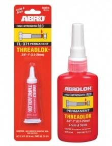 Фиксатор резьбы постоянный красный 6 мл ABRO TL-371