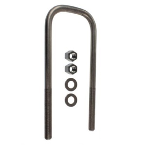 Стремянка рессоры тягача задняя под 2 листа OD=22mm/L=393mm/S=133mm FTL с гайками®, 11-23853-001 Стремянка рессоры тягача задняя под 2 листа OD=22mm/L=393mm/S=133mm FTL с гайками®, 11-23853-001