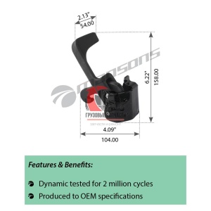 Замок капота левый FLC, 360.310