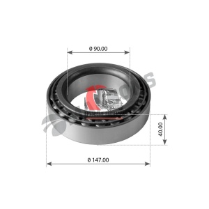 Подшипник ступицы п/прицепа внутренний в сборе (HM218248+HM218210), 300.042 Подшипник ступицы п/прицепа внутренний в сборе (HM218248+HM218210), 300.042