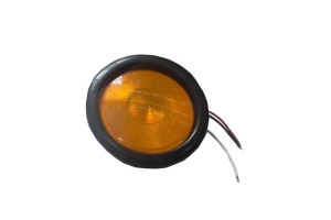 Фонарь поворота желтый в сборе OD=4" (101.6mm) 12V (разборный) FTL, TL  40302Y