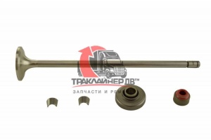 Клапан выпускной (к-т сухарь+ м/с колп+тарелка) (12Q) DDE S60 12,7L/14L McBee Оригинал®, A-23507504