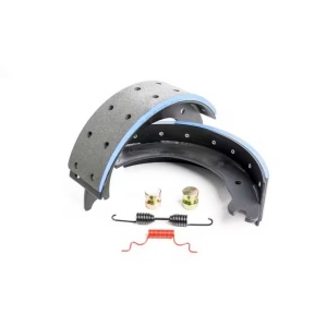 Колодка тормозная с накладкой передняя тягача + р/к пружин®, TDA KMG2L1443E Колодка тормозная с накладкой передняя тягача + р/к пружин®, TDA KMG2L1443E