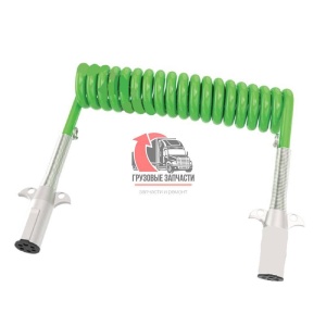 Кабель силовой электрический витой L=4,5m/7-Way Metal w/Spring/на полуприцеп, 179.3011.15 Кабель силовой электрический витой L=4,5m/7-Way Metal w/Spring/на полуприцеп, 179.3011.15