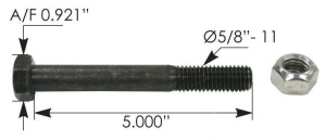 Болт+гайка тяги поперечной (к раме) 5/8-11X5.00 FTL, BKC580500GR8