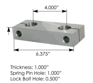 Серьга рессоры передней L=162mm W=50.08mm INTER 9200/9400, M881