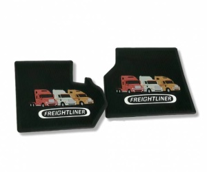 Комплект ковриков кабины резиновые с изображением FLC, PDT CCFM2