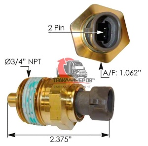 Датчик температуры охл.жидкости и масла DDE S60 12.7L Оригинал®, DDE 23515251
