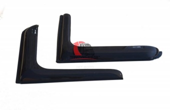 Ветровик двери пластик темный Г-образный FLC, FCL, FLA, BLR VL821