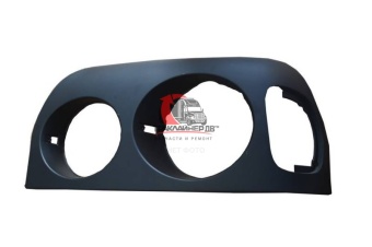 Рамка фары левая пластик черная FLC до 2004 г., A06-20711-000