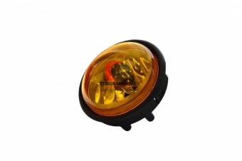 Фара противотуманная круглая желтая 12V FLA, FLC, A06-75742-001