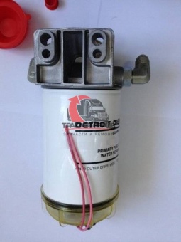 Сепаратор топливный в сборе с ручной подкачкой под фильтр BF1329-O с подогревом 12V,  DDE 23513143