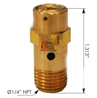 Клапан предохранительный компрессора воздушного ST4/200psi/1/4" TU-FLO 550/750, 170.800155