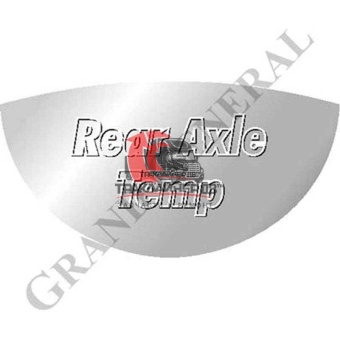 Накладка/эмблема "Rear Axel Temp" хром/металл INTER 9200/9400/9700/9800/9900, GG68673
