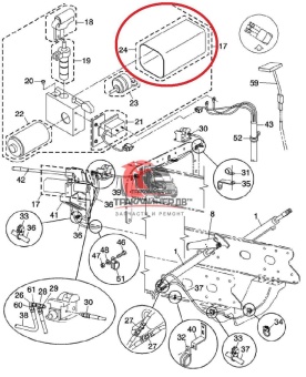 Бачок насоса подъема кабины FLA, PCK KH5029