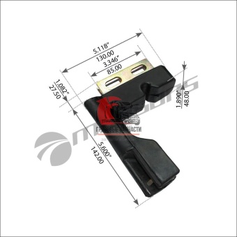 Подушка опорная подкапотная левая Г-образная FLC,  360.211