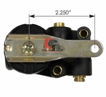 Кран воздушный регулировки подушек кабины (резьба-фитинг) KW T800, LML 1350 0113