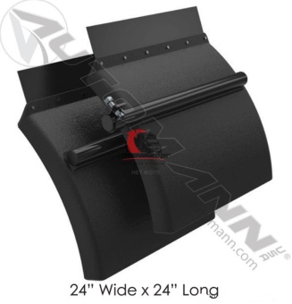 Комплект брызговиков пластик/с кронштейном/610mm x 610mm/RH/LH, FLT 1900 KIT