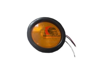Фонарь поворота желтый в сборе OD=4" (101.6mm) 12V (разборный) FTL, TL  40302Y
