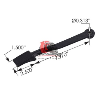 Замок/крепеж подкрылка переднего (резиновый) RH/LH FLC, HLK1037