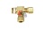 Фитинг-тройник соединительный 1/4" (6.4mm) Tubing, 3/8" (9.5mm) Pipe Thread Оригин®, PH  VS271NTA6 4