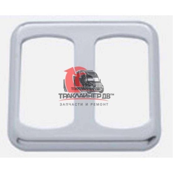 Накладка выключателя хром/пластик (2 отв.) FTL, UP41913