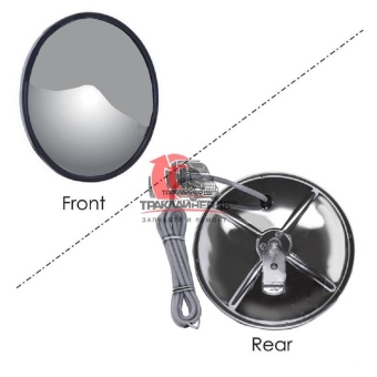 Зеркало круглое сферическое (центр крепление) с подогревом OD=8,5" (216mm), 563.9084