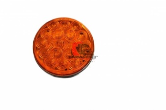 Фонарь поворота желтый OD=4" (101.6mm) 12V 18 diode FTL, ABP N54A B9016A
