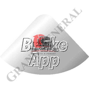 Накладка/эмблема "Brake App" хром/металл INTER 9200/9400/9700/9800/9900, GG68696