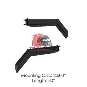 Кронштейн крепления брызговика угловой подпружиненный, черный, 562.459 Кронштейн крепления брызговика угловой подпружиненный, черный, 562.459