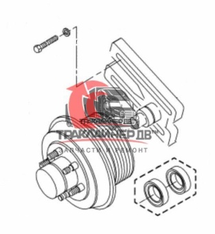 База пневмомуфты со шкивом HORTON FTL FL 70, HOR 991967